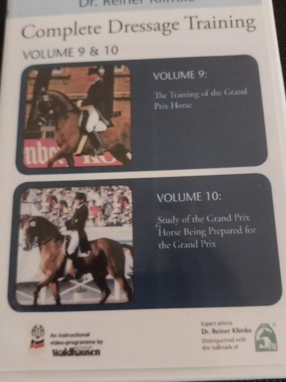 COMPLETE DRESSAGE TRAINING by DR. REINER KLIMKE 10 VOLUME 5 DVD SET - Picture 10 of 14
